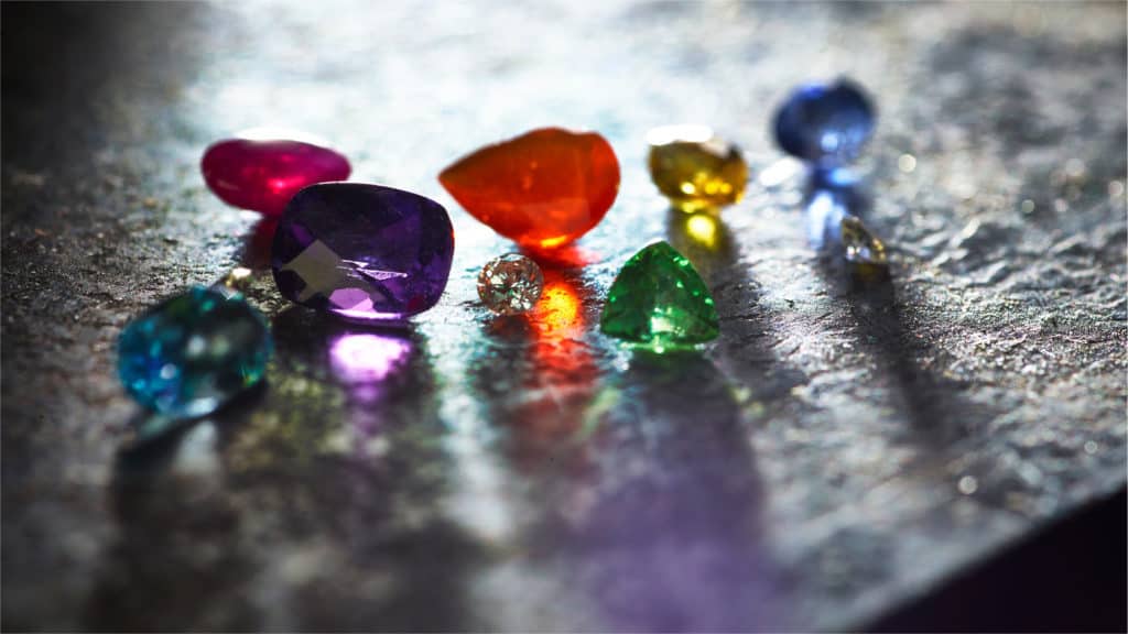 Prism Design Gem Stones