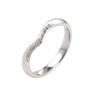 an example of a U-shaped wedding ring from Contour Wedding Rings