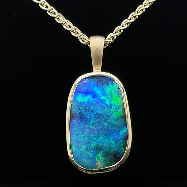 Beautiful opal pendant by Prism Design Ltd.