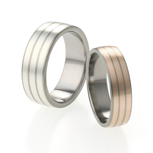 Titanium wedding bands by Prism Design Ltd.