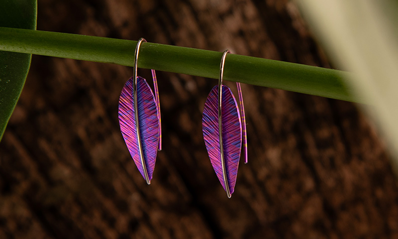 Unique titanium jewellery by Prism Design.